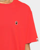 A Bathing Ape Men's Ape Head One Point Short Sleeve T-Shirt Red