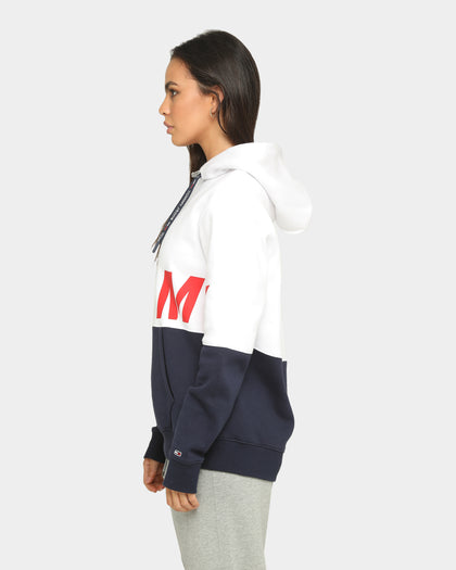Tommy Jeans Logo Hoodie White Multi