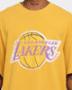 Mitchell & Ness Los Angeles Lakers Oversized TM CLR Logo Vintage T-Shirt Faded Yellow