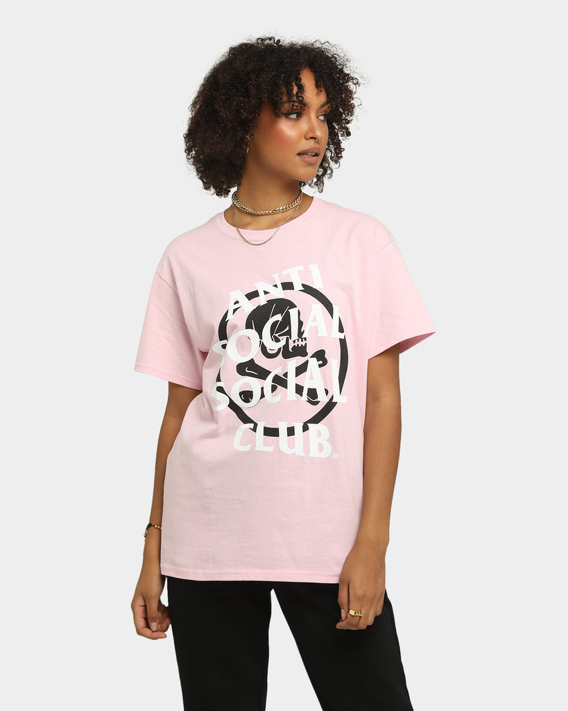 Anti Social Social Club Cambered T-Shirt Pink | Culture Kings US