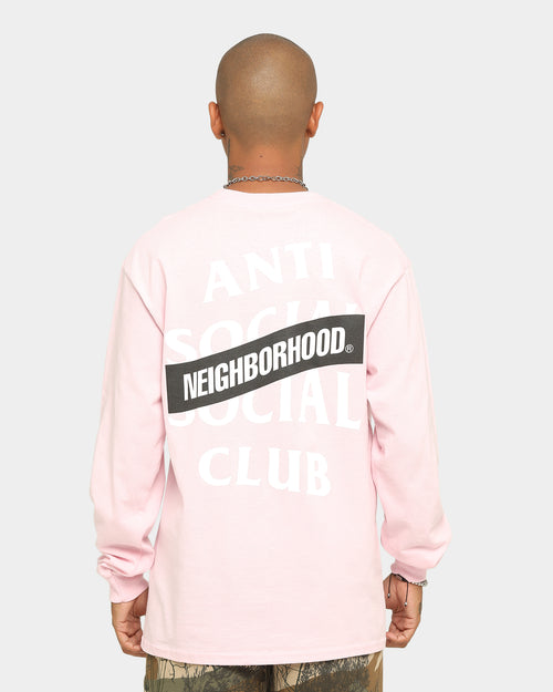 Anti Social Social Club AW05 Long Sleeve T-Shirt Pink