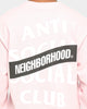 Anti Social Social Club AW05 Long Sleeve T-Shirt Pink
