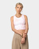 Champion Women's LF Recycled Sculpted Crop Top Pebblestone