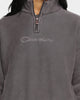 Champion Rev Weave Garment Dye Quarter Zip Pullover Lady Brunette