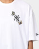 New Era New York Yankees Butterfly Oversized T-Shirt White