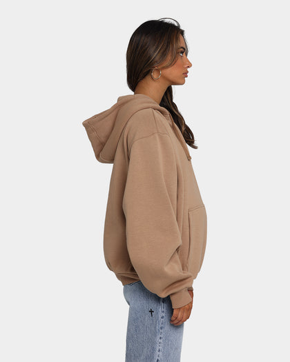 New Era New York Yankees Sleeve Script Hoodie Khaki/Black