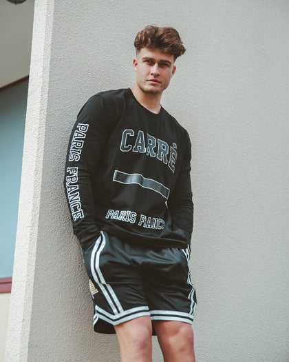 Carré CDG Classique Long Sleeve T-Shirt Black