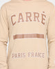 Carré CDG Classique Long Sleeve T-Shirt Stone