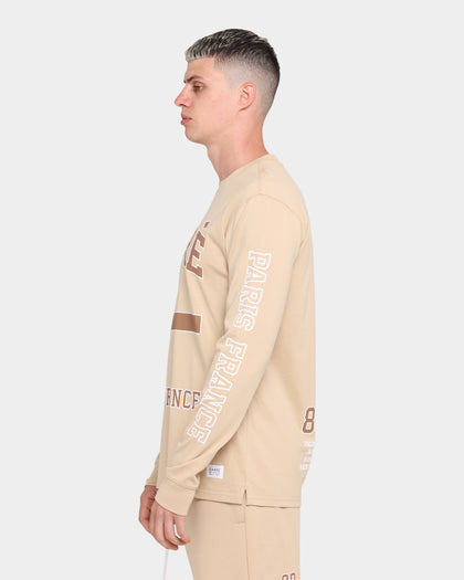 Carré CDG Classique Long Sleeve T-Shirt Stone