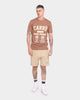 Carre CDG Classique Short Sleeve T-Shirt Brown