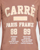 Carre CDG Classique Short Sleeve T-Shirt Brown