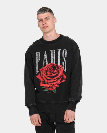 Carré Rose Vintage Crewneck Washed Black