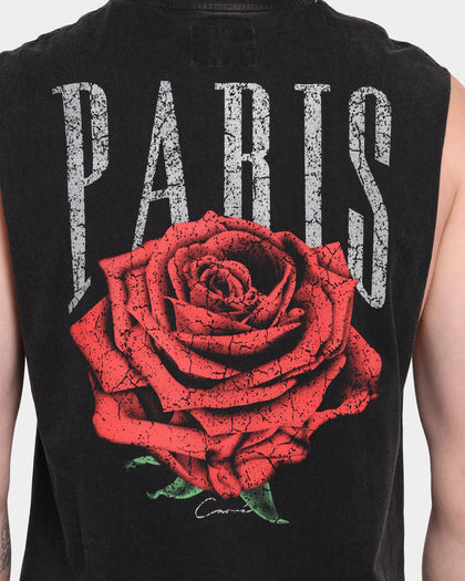 Carré Rose Vintage Muscle T-Shirt Washed Black