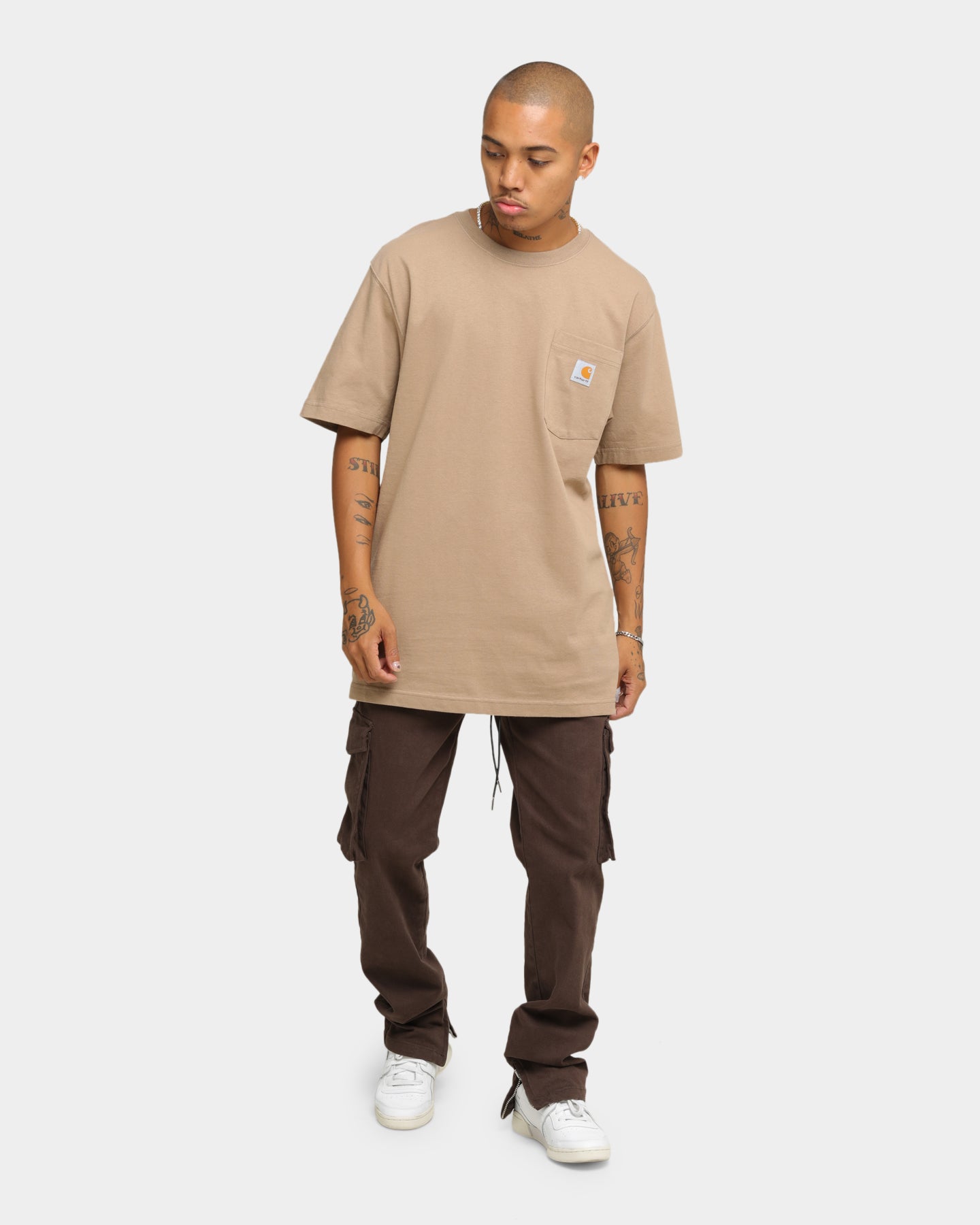Carhartt Men's Carhartt Pocket Short Sleeve T-Shirt Desert