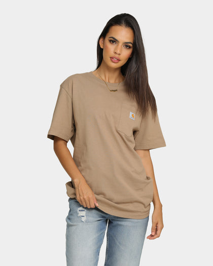 Carhartt Men's Carhartt Pocket Short Sleeve T-Shirt Desert