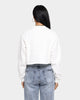 NATIONAL COLLEGIATE ATHLETIC ASSC Women's Florida Gators 90's Vintage Crop Crew Vintage White