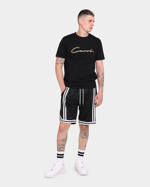 Carré Script Droptail T-Shirt Black/Gold