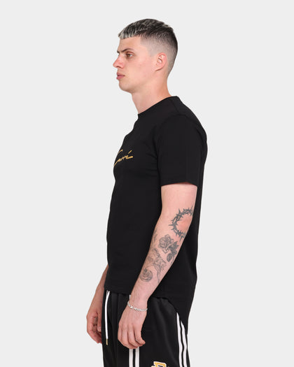 Carré Script Droptail T-Shirt Black/Gold
