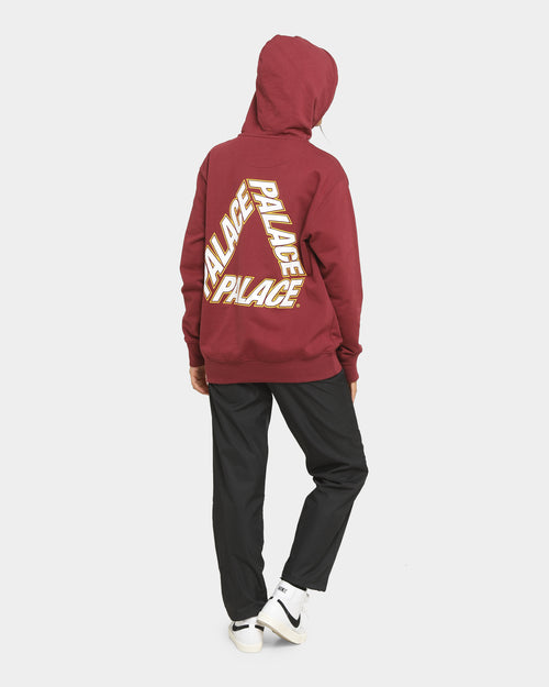 Palace P3 Team Hoodie Wine