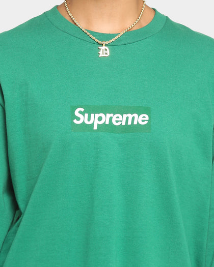 Supreme Box Logo Long T-Shirt Green