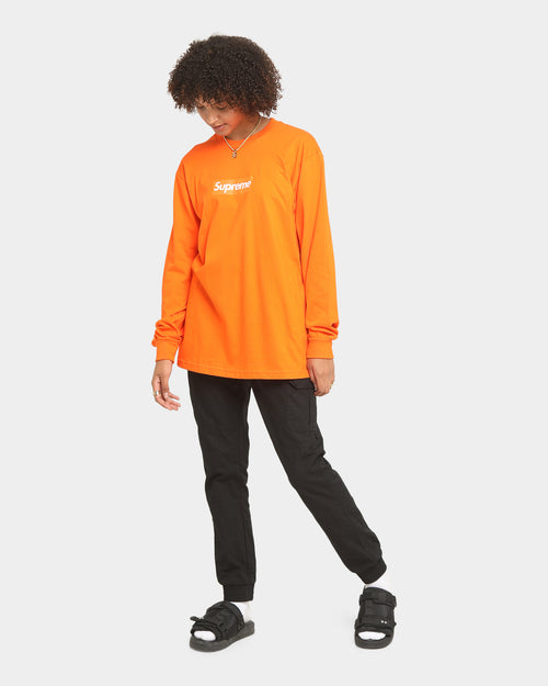 Supreme Box Logo Long T-Shirt Orange