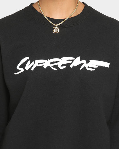 Supreme Futura Logo Crew Black