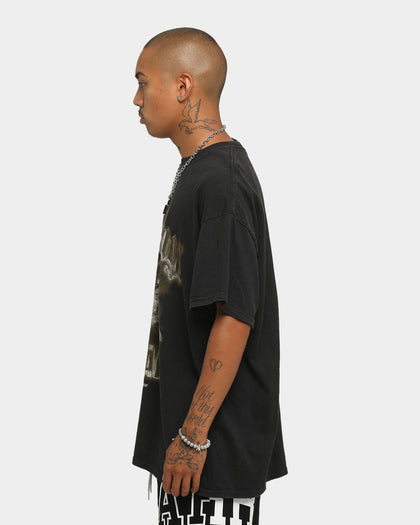 Last Kings Men's Pharaohs Vintage Short Sleeve T-Shirt Black Wash