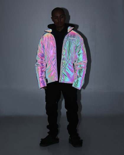 Loiter Reflective Spectrum Puffer Jacket V2 Navy