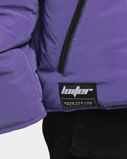 Loiter Reflective Spectrum Puffer Jacket V2 Purple