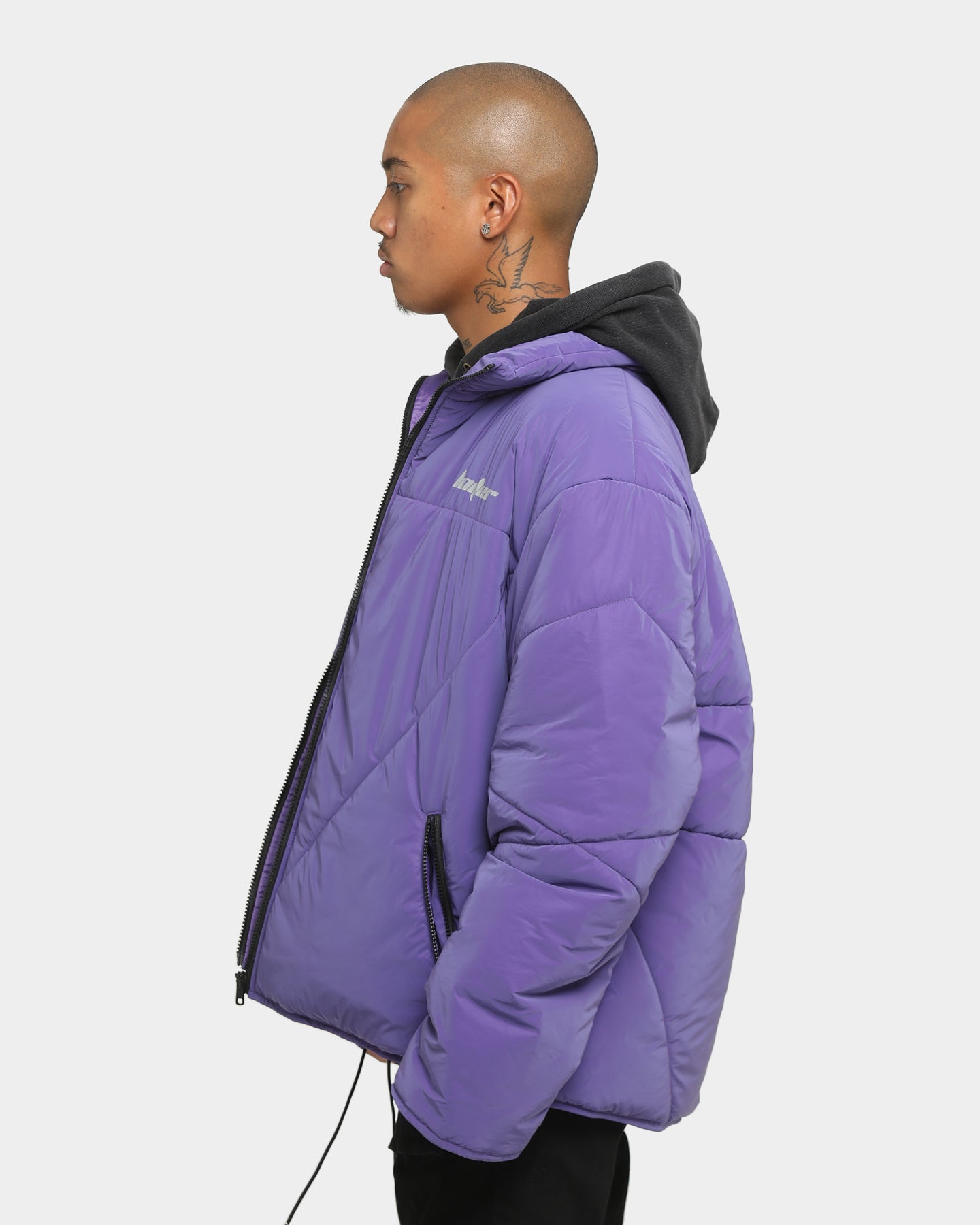 ジャケット・アウター TATRAS 2way puffer jacket purple STRATUS PUFFER JACKET – OBEY CLOTHING
