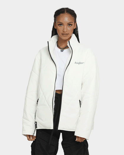Loiter Reflective Spectrum Puffer Jacket V2 Pearl/White