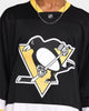 Majestic Athletic Penguins NHL Replica Jersey Black/Yellow
