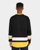 Majestic Athletic Penguins NHL Replica Jersey Black/Yellow