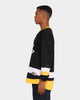 Majestic Athletic Penguins NHL Replica Jersey Black/Yellow