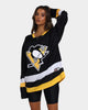Majestic Athletic Penguins NHL Replica Jersey Black/Yellow