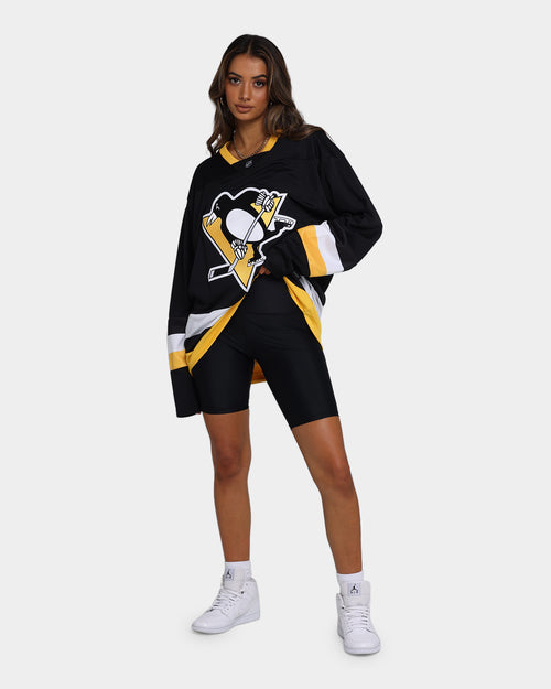 Majestic Athletic Penguins NHL Replica Jersey Black/Yellow