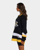 Majestic Athletic Penguins NHL Replica Jersey Black/Yellow