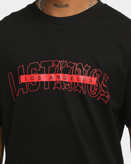 Last Kings Men's LA Loco Short Sleeve T-Shirt Black/Red