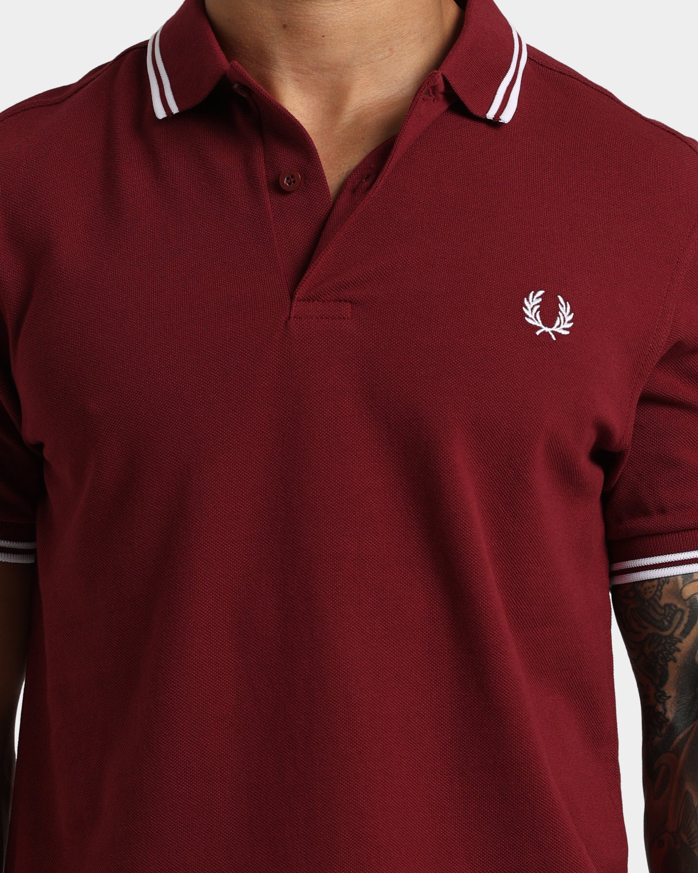 Fred Perry Twin Tipped Polo Shirt Port | Culture Kings US
