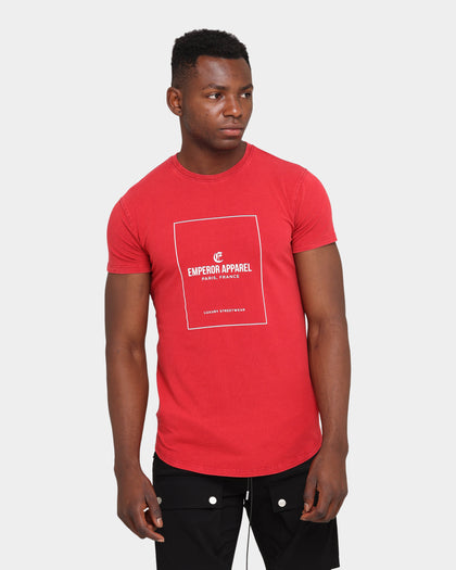 Emperor Apparel London After Dark Short Sleeve T-Shirt Maroon