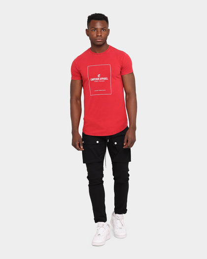 Emperor Apparel London After Dark Short Sleeve T-Shirt Maroon