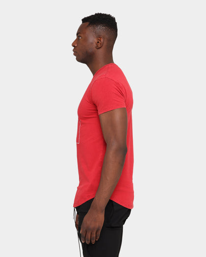 Emperor Apparel London After Dark Short Sleeve T-Shirt Maroon
