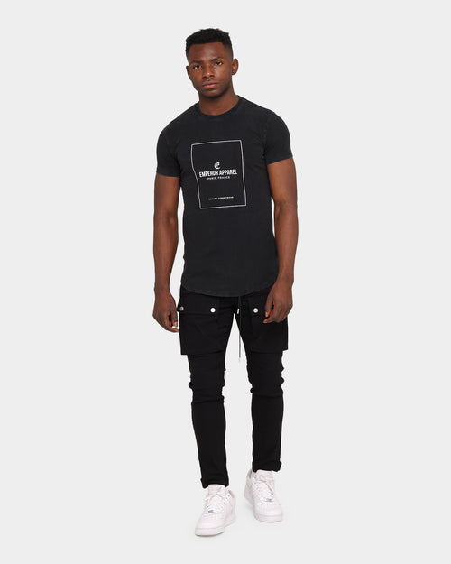 Emperor Apparel London After Dark Short Sleeve T-Shirt Washed Black