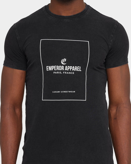 Emperor Apparel London After Dark Short Sleeve T-Shirt Washed Black