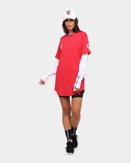 The Anti Order Hyphen ATD Long Sleeve T-Shirt Red/White