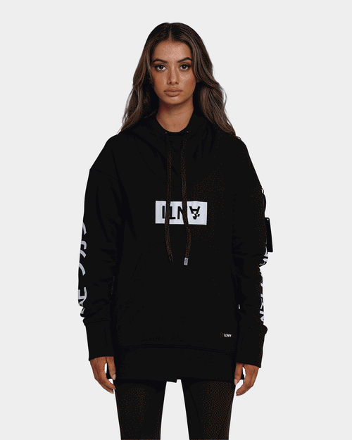 The Anti Order Reflective A10 Hyphen Hoodie Black/Reflective