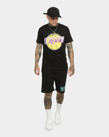 Crooks & Castles Los Angeles Crooks T-Shirt Black