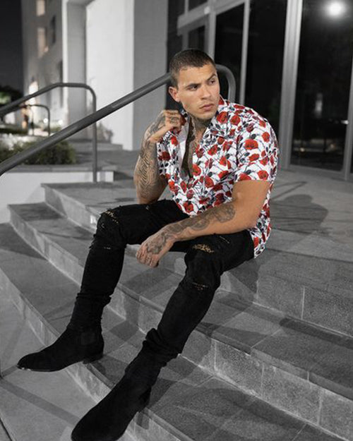 Saint Morta Heavenly Creatures Short Sleeve Shirt White/Red