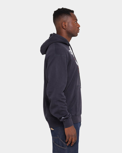 Mitchell & Ness Chicago Bulls Logo Vintage Hoodie Faded Black