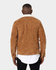 Saint Morta Suede Sherpa Jacket Tan/Cream